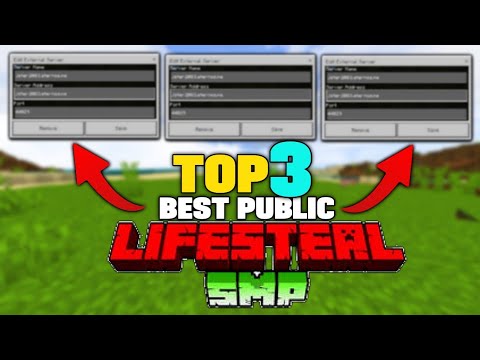 Top 3 Best Lifesteal SMP For Minecraft PE || Lifesteal Server For MCPE || JsTer Gamer