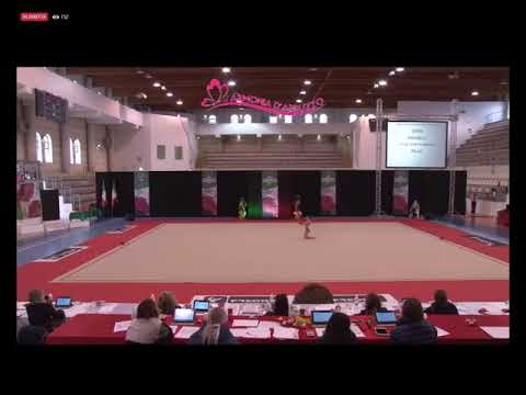 Sveva Rafanelli Ball Corpo Libero Campionato Allieve Gold Zona Tecnica 3 Chieti 21 e 22 11 2020