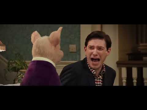 Trailer collage: hedgerow chases cut to indie-pop; cottage calm slips into acoustic warmth as score takes over