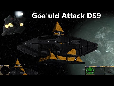 Goa'uld VS Deep Space Nine | Stargate VS Star Trek | 2 Battles | Star Trek Bridge Commander | Anubis