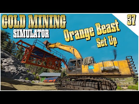 Setting Up the Orange Beast & a 4% Mat Clean Out [S02 D10] | Gold Mining Simulator | Ep 37