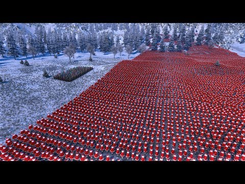300 JEDI vs 20000 SANTA CLAUS - Ultimate Epic Battle Simulator