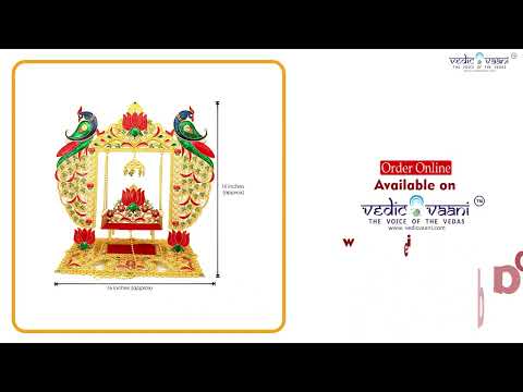 Baby Krishna Kanhaiya, Bal Gopal, Lalan Royal king Golden Subh Jhula, for Janmashtami Utsav video
