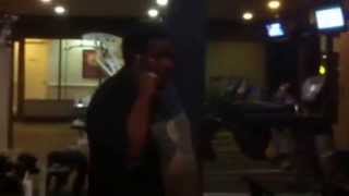 Rich Homie Quan Tawno rapping on treadmill