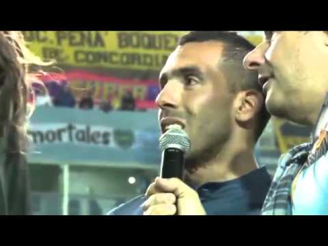 Carlitos Tevez "El que no salta se fue a la B"