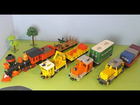 Zug Unboxing: Playmobil Lokomotive Baustelle, Güterzüge, Western Züge, Loks & Baustellenfahrzeuge
