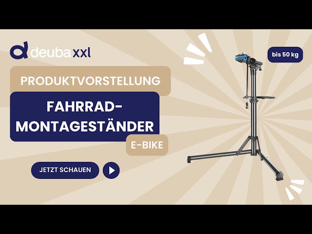Vidéo teaser pour MONZANA® Fahrrad-Montageständer E-Bike bis 50kg - Arbeiten wie ein Profi!