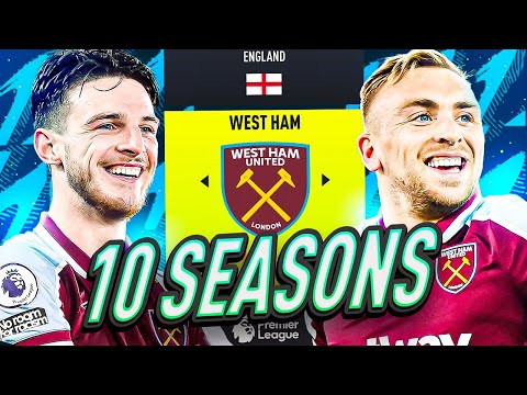 I Takeover West Ham for 10 SEASONS in FIFA 22😍
