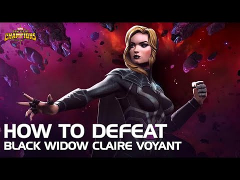 How to EASILY defeat Black widow CV (Uncollected) + HANDCAM Gameplay Marvel Contest of Champions