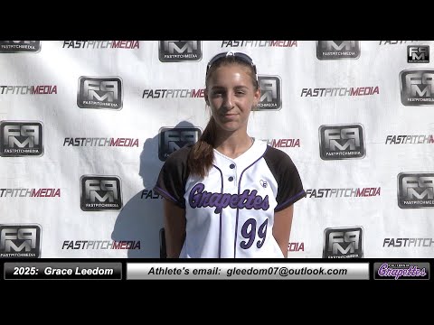 2025 Grace Leedom 3.6 GPA - Lefty Slapper & Outfielder Softball Recruiting Skills Video Ca Grapettes