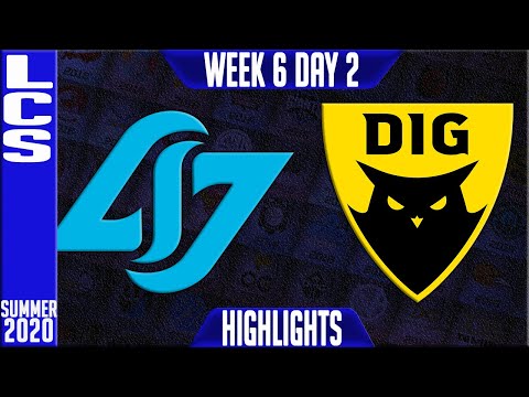 CLG vs DIG Highlights | LCS Summer 2020 W6D2 | Counter Logic Gaming vs Dignitas