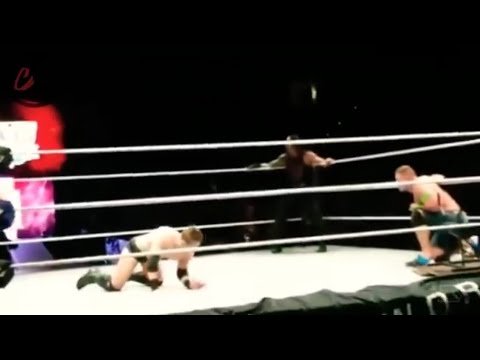 Roman reigns and John cena vs the miz and the B team live event full Match 2018
