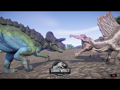 ULTIMASAURUS VS SPINOSAURUS 🦖 Dinosaurs Battle - Jurassic World Evolution