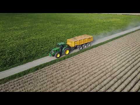 John Deere 7560 | Peecon CarGo 28000 aardappels oogst 2022