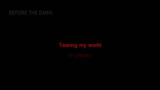 Before the Dawn - Hide Me [HD/HQ Lyrics in Video[