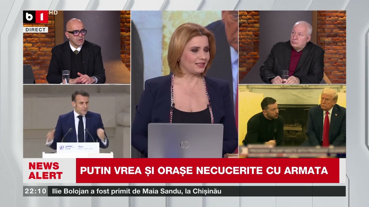 SPECIAL B1 CU CIURLIN. PUTIN VREA ȘI ORAȘE NECUCERITE CU ARMATA/CE SOLUȚII AU EUROPENII PT. ZELENSKI
