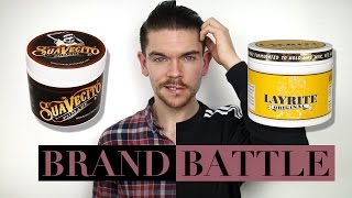 Suavecito Pomade vs. Layrite Original Pomade | Brand Battle
