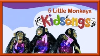 Five Little Monkeys | Kidsongs | Best Kids Videos | PBS Kids | 5 Little Monkeys | Counting Songs