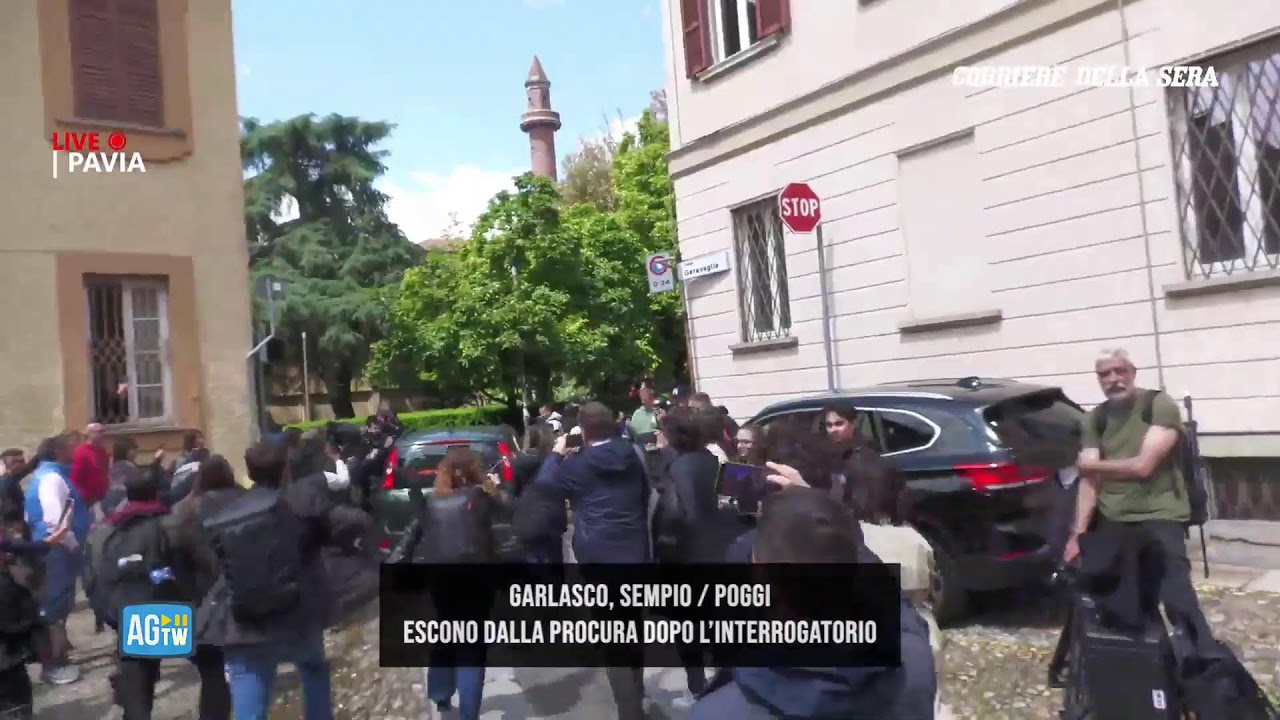 Garlasco, Sempio e Poggi escono dopo l’interrogatorio