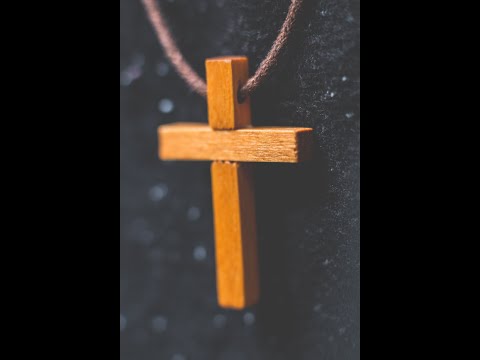 Stacja V - Szymon z Cyreny pomaga nieść krzyż Jezusowi