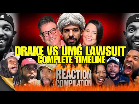 Drake VS UMG Lawsuit - Full Timeline | HIPHOP FANS Reaction Compilation