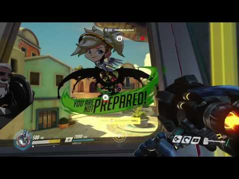 Overwatch MP July 31, 2016 pt9 - The Return of REINHARDT! (New Color)