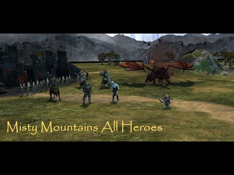 Edain Mod 4.6 New Faction All Heroes All abilities Misty Mountains Effects Showcase Gameplay I BFME
