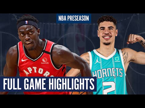 TORONTO RAPTORS vs CHARLOTTE HORNETS - FULL GAME HIGHLIGHTS | 2020 NBA PRESEASON