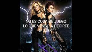 LETRA - CUANDO UN HOMBRE TE ENAMORA - GLORIA TREVI FT ALEJANDRA GUZMAN