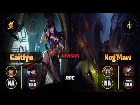 Cody Sun CAITLYN (ADC) [Fleet Footwork] VS KOG'MAW - Challenger NA Patch 10.8