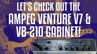 Video thumbnail for LET'S CHECK OUT THE AMPEG VENTURE V7 & VB-210 CABINET! by Erik Arkö