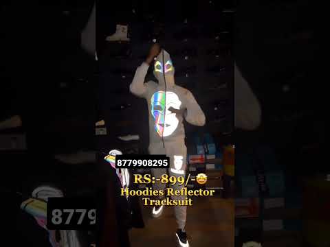 Hoodie Tracksuit with reflector| premium quality| order now #trending #fashion #shorts