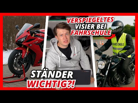 Mirrored visor at driving school? 😎 Are repair stands mandatory in winter? ❄️ Z900 vs. S1000R 🏍️💨