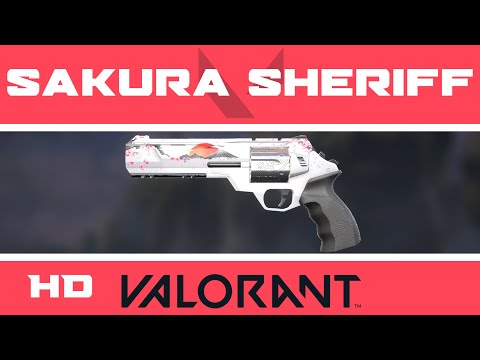 Sakura Sheriff VALORANT Skin | Skins HD Showcase