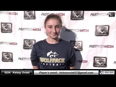 2024 Kelsey Oviatt 4.0 GPA - Catcher and Third Base Softball Skills Video - Lady Wolfpack