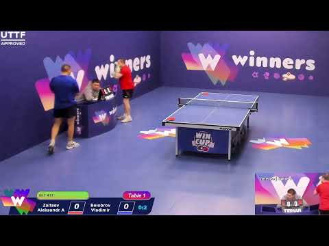 WINners CUP table 1 29.09 Zaitsev Aleksandr A - Belobrov Vladimir 12:00
