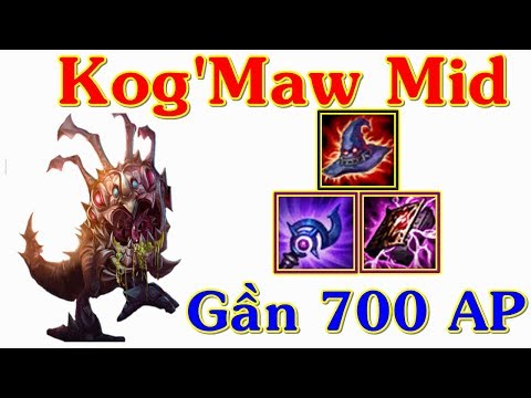 Kog'Maw Mid FULL AP Mid Mang Thanh Tẩy vs Veigar | Trâu Best Udyr