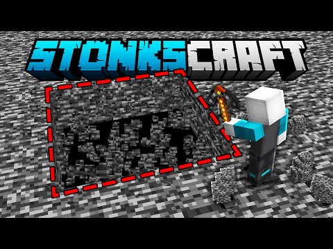 THIS PICKAXE BREAKS BEDROCK IN STONKSCRAFT 2