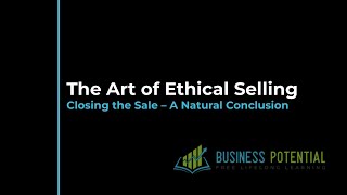 The art of ethical selling - 6