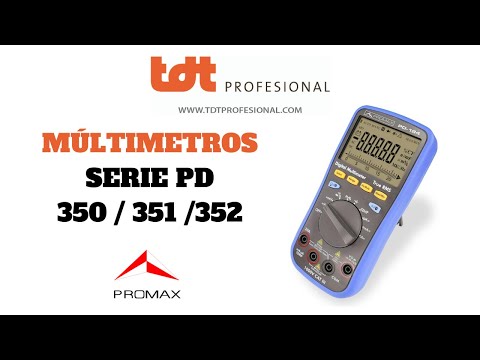 Multímetro digital con RMS PD-350 TDTprofesional