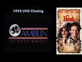 Hook 1992 VHS Closing