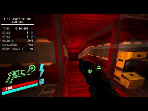 ULTRAKILL 1-1 Any% speedrun secret finish 0.571s