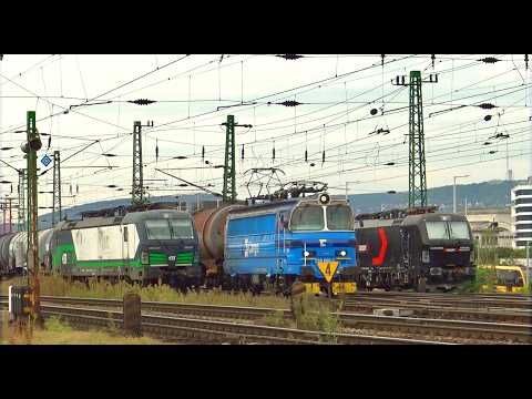 Trains in Budapest Ferencváros: the Highest Freight Train traffic station in Hungary (2)