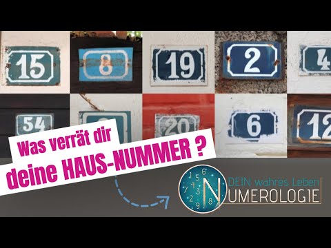WAS verrät dir DEINE Hausnummer? Deine Numerologie