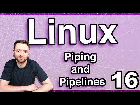 Intro to Piping and Pipelines Linux Tutorial 16