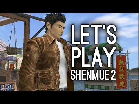 Let's Play Shenmue 2 on Xbox - Capsule Toys! Arm Wrestling! Street Crime!