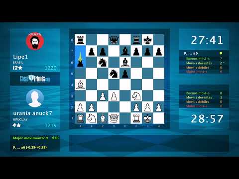 Chess Game Analysis: urania anuck7 - Lipe1 : 1-0 (By ChessFriends.com)