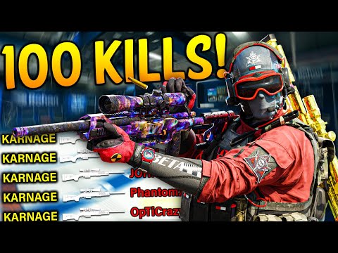 MODERN WARFARE 2: "SNIPER 1 MAN ARMY TEAM DEATHMATCH WIN" - 1 Man Gets All 100 Kills (INSANE CLUTCH)