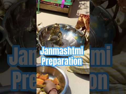 Janmashtami Fruit Cutting #minivlog #food #krishna #prasad