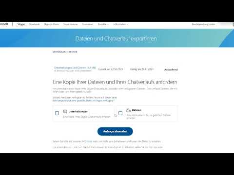 Skype: Chatverlauf exportieren